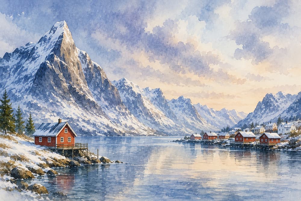 how to paint a landscape with watercolor