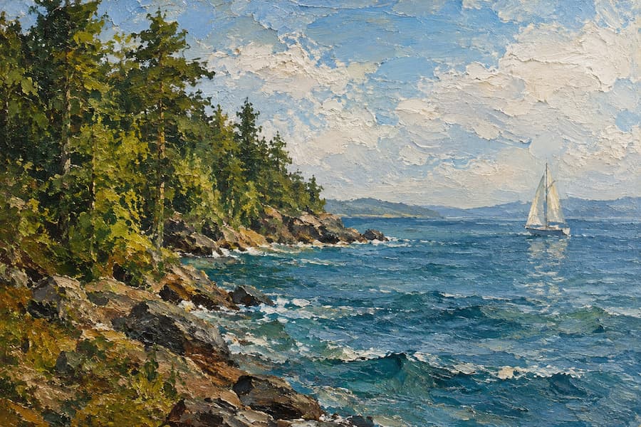 painting on canvas