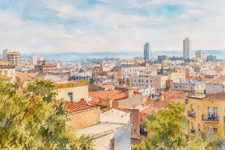 urban landscape paintings